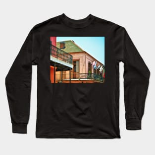 Flags on the Balcony Long Sleeve T-Shirt